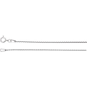 18-inch Baby Wheat Chain with Spring Ring - Sterling Silver