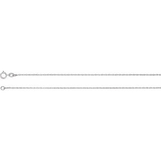 7 Inch Rope Chain Sterling Silver