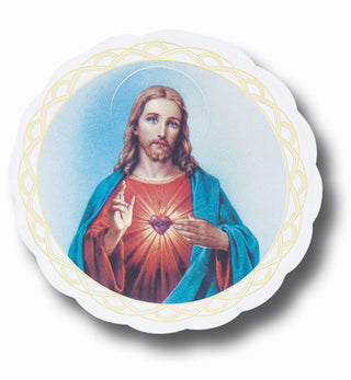Sacred Heart Of Jesus 3"Auto Sticker 10-Pack