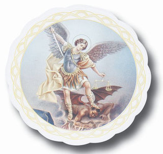 St Michael 3" Auto Sticker 10-Pack