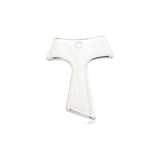 Sterling Silver Tau Cross Medal Religious Jewelry