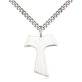 Sterling Silver Tau Cross Medal Religious Jewelry