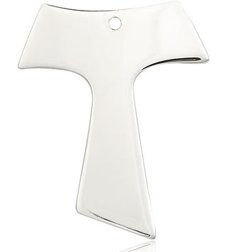 Sterling Silver Tau Cross Medal Catholic Jewelry