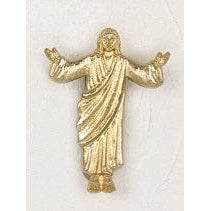 3-pack - Risen Christ Gold Tone Visor Clip