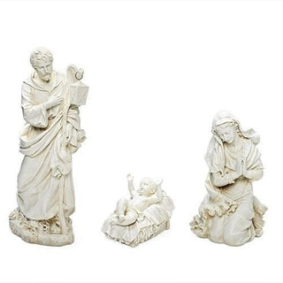 3-Piece Set 39-Inch Scale Holy Family Ivory