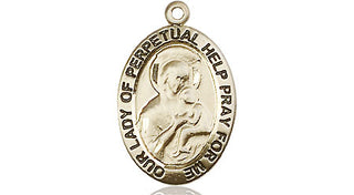 14kt Gold Filled Our Lady of Perpetual Help Medal | Engravable