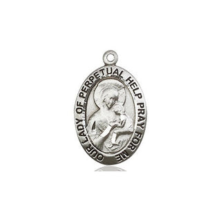 Sterling Silver Our Lady of Perpetual Help Medal | Engravable