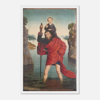 St. Christopher and the Christ Child Framed Print - view 2
