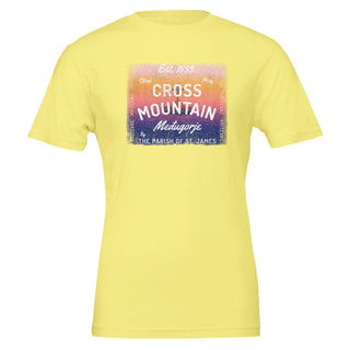 Cross Mountain Medjugorje Sunset T-Shirt