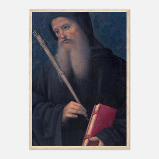 St. Benedict Portrait Framed Print - view 21