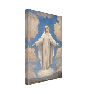 Our Lady in White with Open Arms Canvas Print - view 4