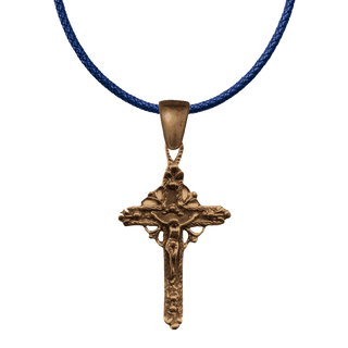Vintage Bronze Latin American Openwork Crucifix