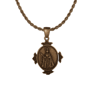 Vintage Bronze Our Lady of the Rosary of Parana Medal