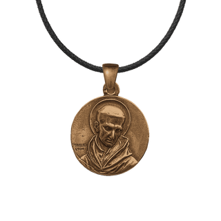 Vintage Bronze Souvenir de St. Bernard French Medal