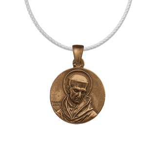 Vintage Bronze Souvenir de St. Bernard French Medal