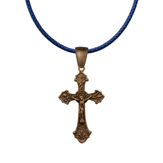 Vintage Bronze Crucifix with the Tools of the Passion