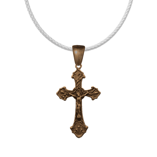 Vintage Bronze Crucifix with the Tools of the Passion