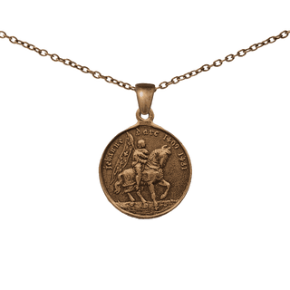 Vintage Bronze Joan of Arc on Horseback