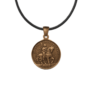 Vintage Bronze Joan of Arc on Horseback