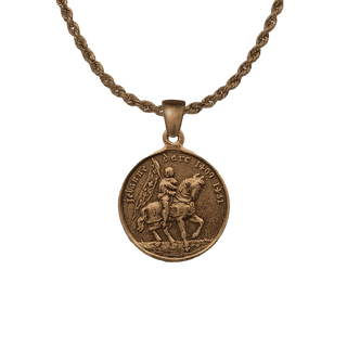 Vintage Bronze Joan of Arc on Horseback