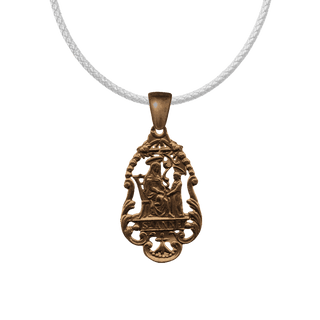 Vintage Bronze St. Anne Teaching the Virgin