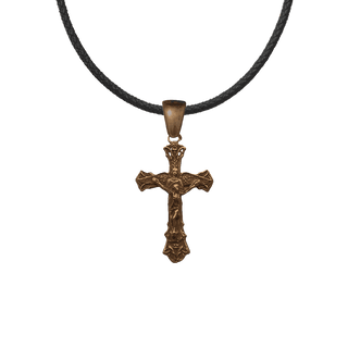 Vintage Bronze Little Angel Crucifix