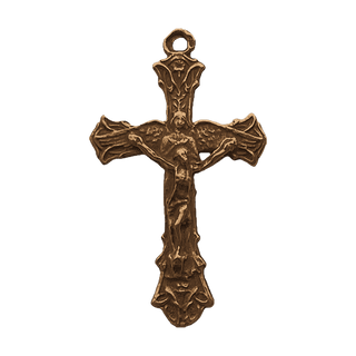 Vintage Bronze Little Angel Crucifix