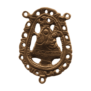 Vintage Bronze Latin American Mother and Child Center