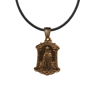 Vintage Bronze St. Anne and the Child Mary Medal