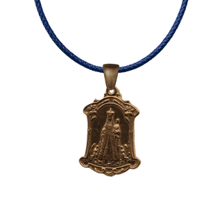 Vintage Bronze St. Anne and the Child Mary Medal