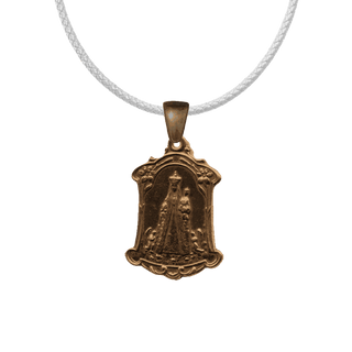 Vintage Bronze St. Anne and the Child Mary Medal