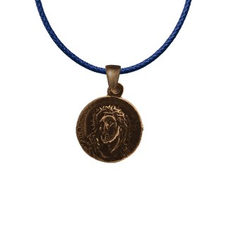 Vintage Bronze Passion Medal, Holy Face and Instruments