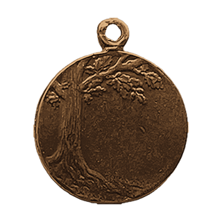 Vintage Bronze St. Louis, King of France Medal — reverse