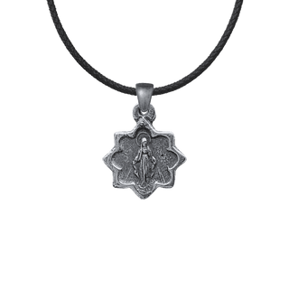 Vintage Sterling Silver Tiny Star-Shaped Miraculous Medal