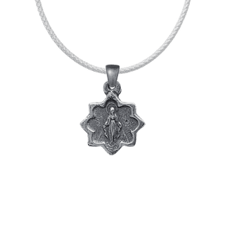 Vintage Sterling Silver Tiny Star-Shaped Miraculous Medal