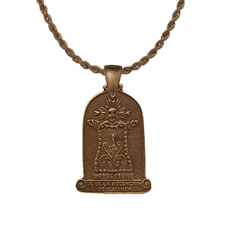 Vintage Bronze Senor de la Ascension de Cachuy Medal