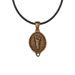 Vintage Bronze Wounds of the Passion Medal and Links Set
