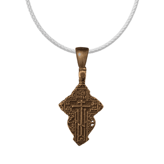 Vintage Bronze Old Russian Orthodox Cross