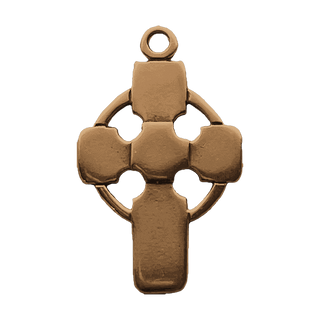 Vintage Bronze Simple Celtic Cross