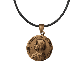 Vintage Bronze St. Thérèse of Lisieux Medal