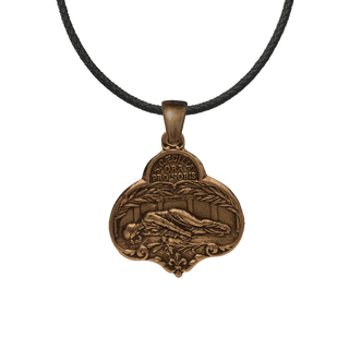 Vintage Bronze St. Cecilia Medal, Catacombs of Rome