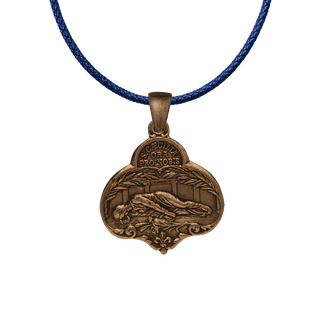 Vintage Bronze St. Cecilia Medal, Catacombs of Rome