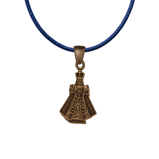 Vintage Bronze Infant of Prague Figural Medal