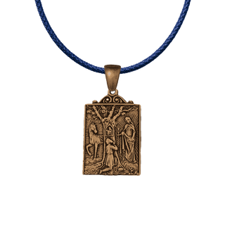 Vintage Bronze Our Lady of Trois-Epis Medal, Alsace