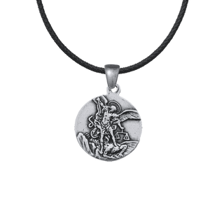 Vintage Sterling Silver St. Michael the Archangel Medal