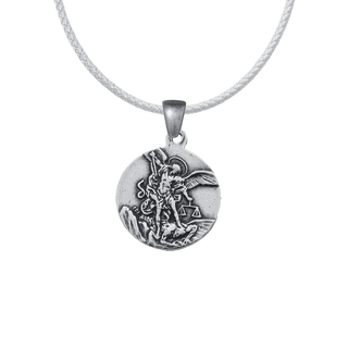 Vintage Sterling Silver St. Michael the Archangel Medal