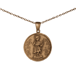 Vintage Bronze Holy Child Medal, Consecration of 1914