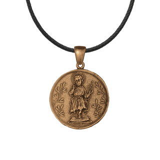 Vintage Bronze Holy Child Medal, Consecration of 1914
