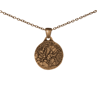 Vintage Bronze Annunciation Medal, N.-D. de l'Annonciade