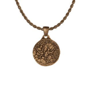 Vintage Bronze Annunciation Medal, N.-D. de l'Annonciade